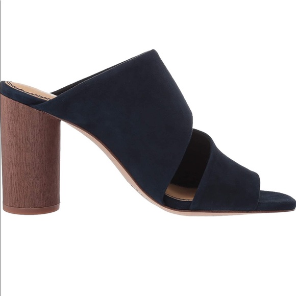 Splendid Serenade navy suede sandals - Picture 6 of 7